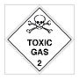Hazard diamond Class 2.3 Toxic gas (Marine Sign)