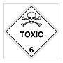 Hazard diamond Class 6.1 Toxic substances (Marine Sign)