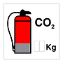 CO2 Fire Extinguisher (Marine Sign)