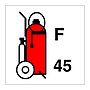 45L Wheeled foam fire extinguisher (Marine Sign)