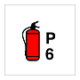 6kg Portable powder fire extinguisher (Marine Sign)