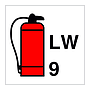 9L Portable foam fire extinguisher (Marine Sign)