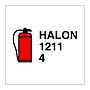 4kg Portable Halon 1211 fire extinguisher (Marine Sign)