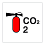 2kg Portable CO2 fire extinguisher (Marine Sign)