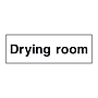 Drying room sign