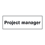 Project manager sign