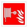 Fire hose symbol sign