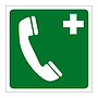 Emergency telephone symbol sign