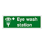 Eye wash station sign