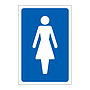 Female toilet symbol sign