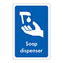 Soap dispenser sign