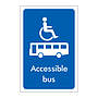 Accessible Bus sign