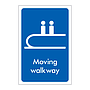 Moving walkway sign