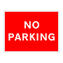 No parking sign