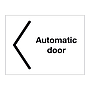 Automatic door Arrow Left sign