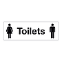 Toilets sign