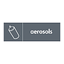Aerosols with icon sign