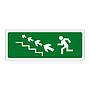 Running man up left (Marine Sign)