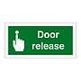 Door Release sign