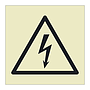 Electricity hazard warning symbol sign