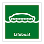 Lifeboat with text (Marine Sign)