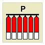 Powder Fixed fire extinguishing battery (Marine Sign)