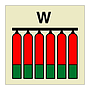 Water fixed fire extinguishing battery (Marine Sign)