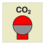 CO2 Fixed fire extinguishing bottle (Marine Sign)