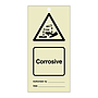 Corrosive tie tag Pack of 10 (Marine Sign)