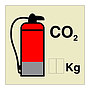 CO2 Fire Extinguisher (Marine Sign)