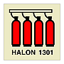 Halon 1301 Battery (Marine Sign)