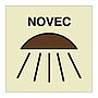 Space or group of spaces protected by Novec fire extinguishing system (Marine Sign)