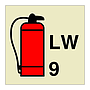 9L Portable foam fire extinguisher (Marine Sign)