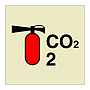 2kg Portable CO2 fire extinguisher (Marine Sign)