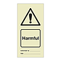 Harmful tie tag Pack of 10 (Marine Sign)