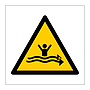 Strong currents symbol sign