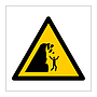 Unstable cliff symbol sign