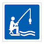 Fishing area symbol sign
