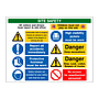 Multi-message site safety board
