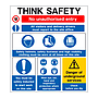 Think Safety Site safety board