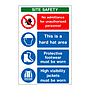 PPE V1 multi-message site safety board