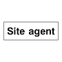 Site agent sign