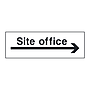 Site office arrow right sign