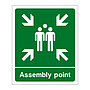 Assembly point sign