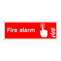 Fire alarm sign