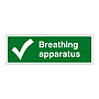 Breathing apparatus sign