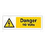 Danger 110 Volts sign