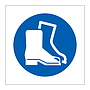 Protective footwear symbol sign