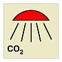 Space protected by CO2 (Marine Sign)