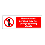 Unauthorised persons may not change grinding wheels sign